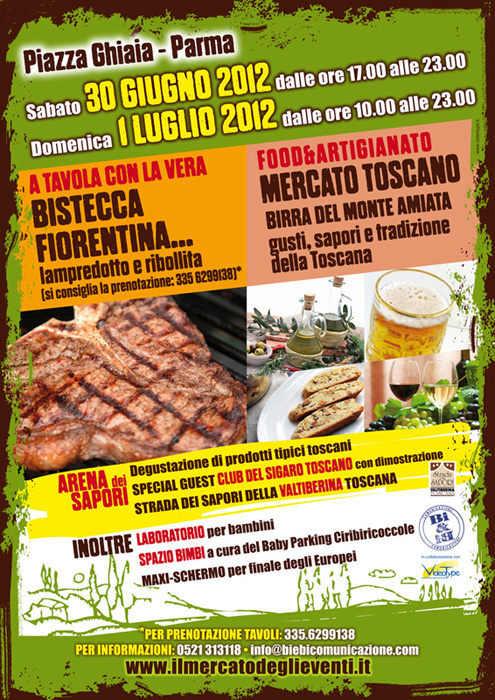 BISTECCA FIORENTINA E MERCATO TIPICO TOSCANO 2012