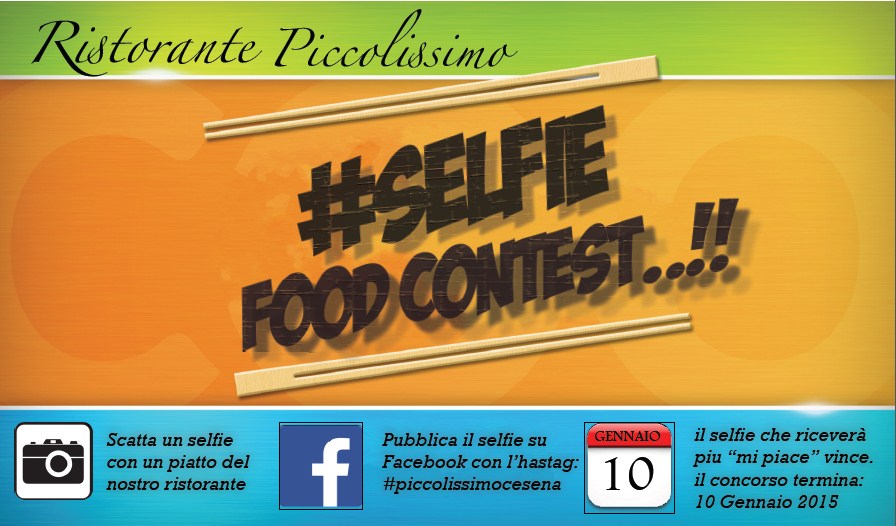 Selfie Food Contest su Facebook con il Piccolissimo di Cesena