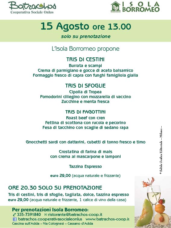 Ferragosto all'Isola Borromeo