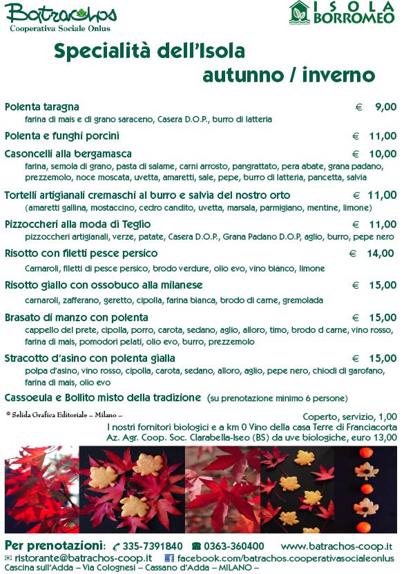 Specialità lombarde nel piatto