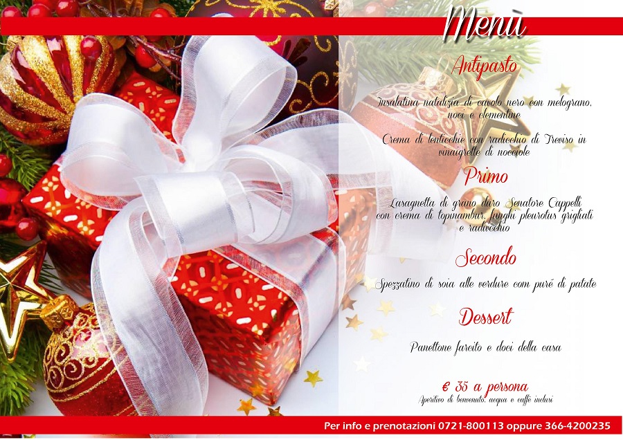 Menu di Natale Vegano al Beyoutifood di Fano