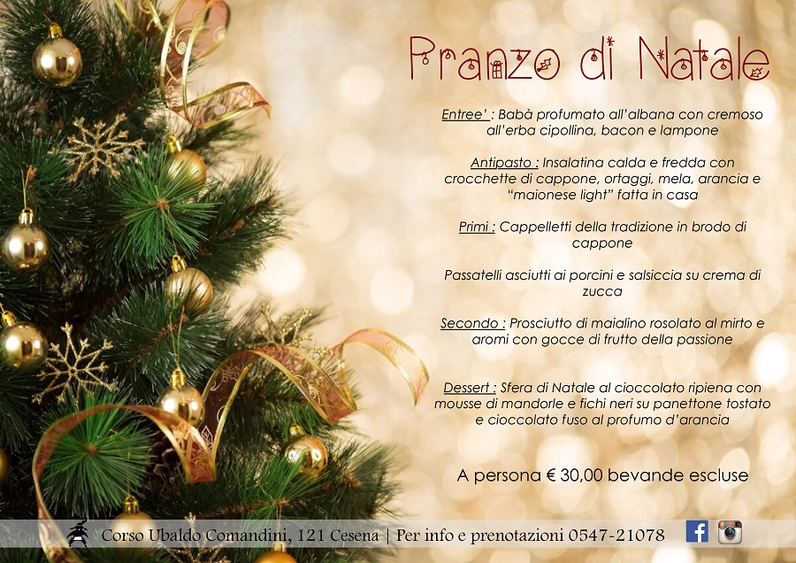 Pranzo di Natale al Piccolissimo di Cesena