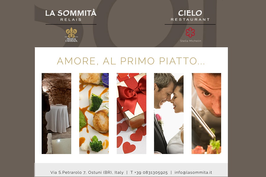 San Valentino 2017 a Ostuni ristorante Cielo - La Sommità