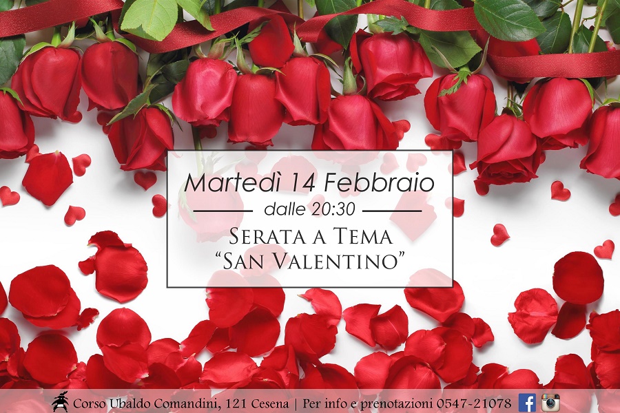 Serata a Tema San valentino 2017 a Cesena