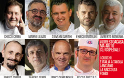 Coronavirus - il mondo dell'enogastronomia scende in campo per una raccolta fondi
