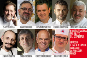 Coronavirus - il mondo dell'enogastronomia scende in campo per una raccolta fondi
