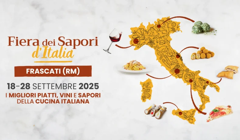 Fiera dei Sapori d’Italia 2025: a Frascati un nuovo viaggio nell’anima enogastronomica del paese