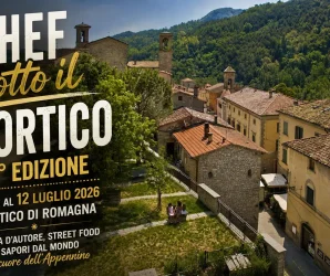Chef sotto il Portico 2026: dal 9 al 12 luglio Portico di Romagna torna al centro della scena gastronomica internazionale