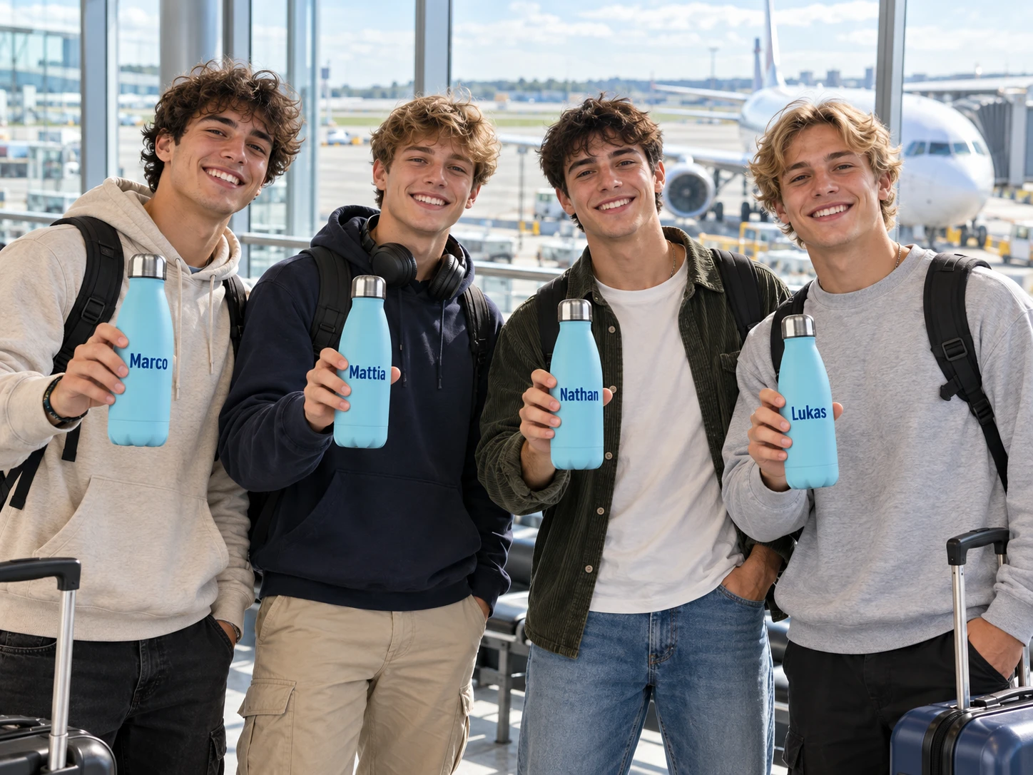 Borracce in viaggio - ecco perche personalizzarle